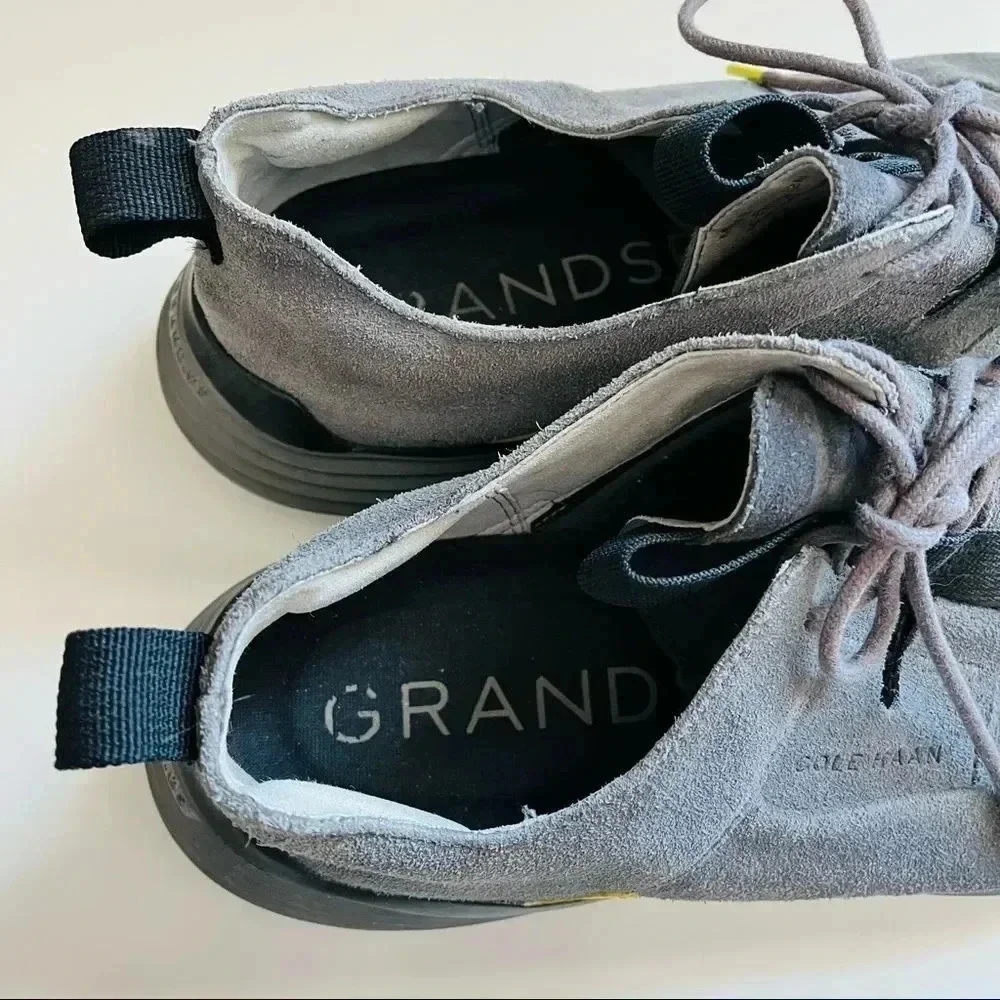 Cole Haan Men’s Grandsport Apron Sneaker-Quiet Shade Grey